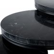 Kick Couchtischset Marble - 3er-Set - Schwarz